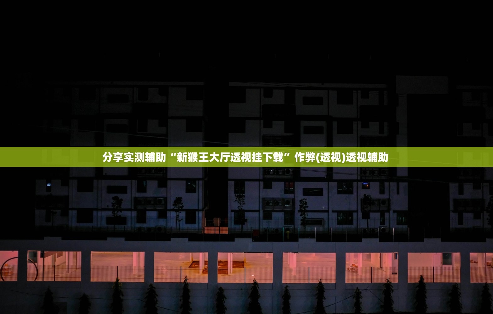 分享实测辅助“新猴王大厅透视挂下载”作弊(透视)透视辅助 