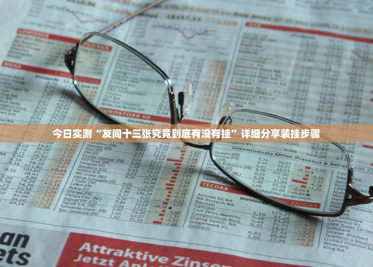 今日实测“友间十三张究竟到底有没有挂	”详细分享装挂步骤