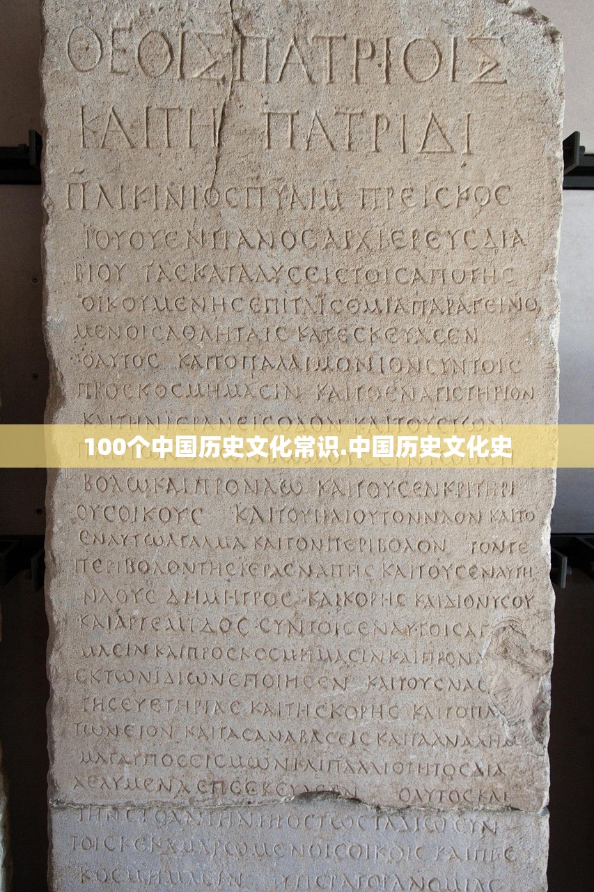 100个中国历史文化常识.中国历史文化史