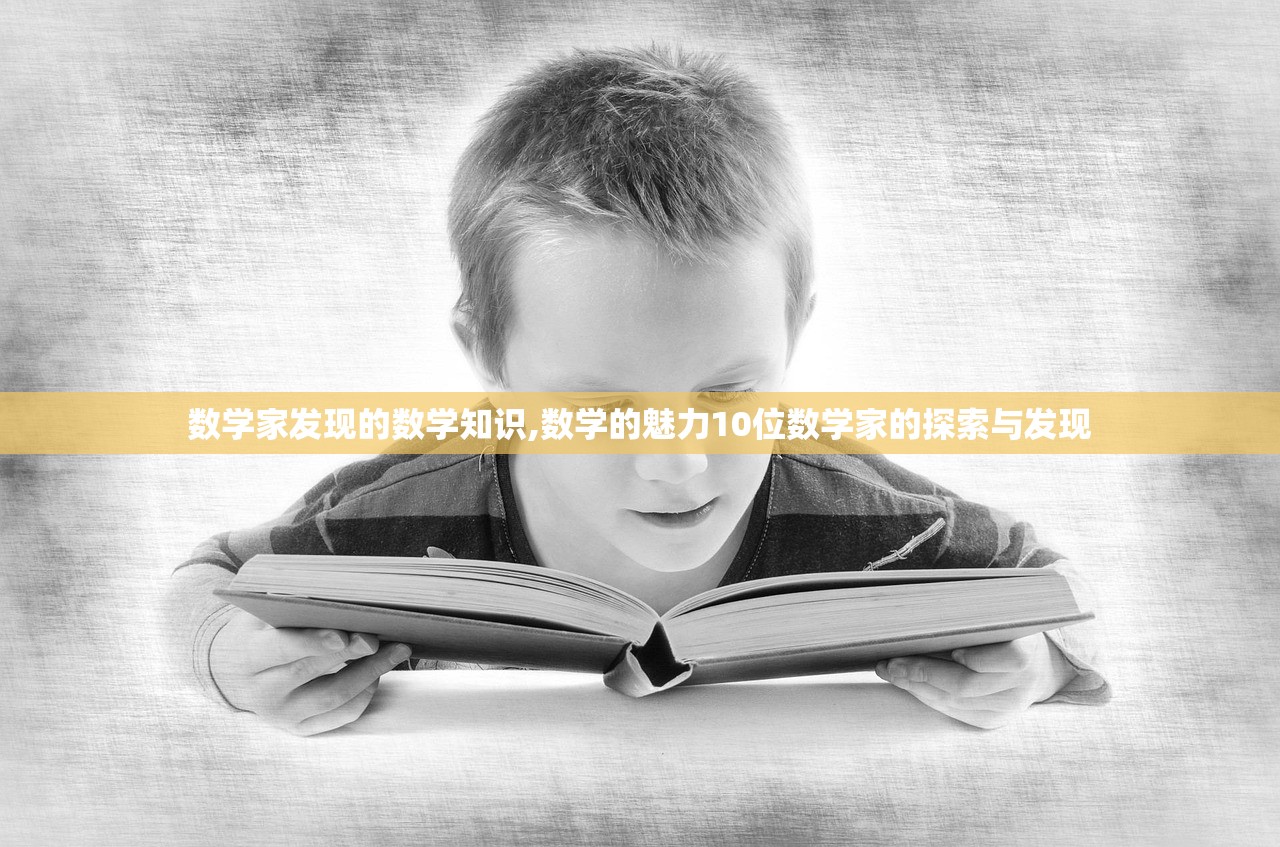 数学家发现的数学知识,数学的魅力10位数学家的探索与发现