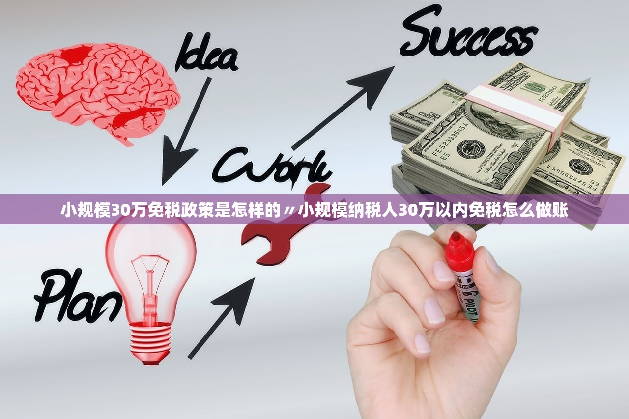 小规模30万免税政策是怎样的〃小规模纳税人30万以内免税怎么做账