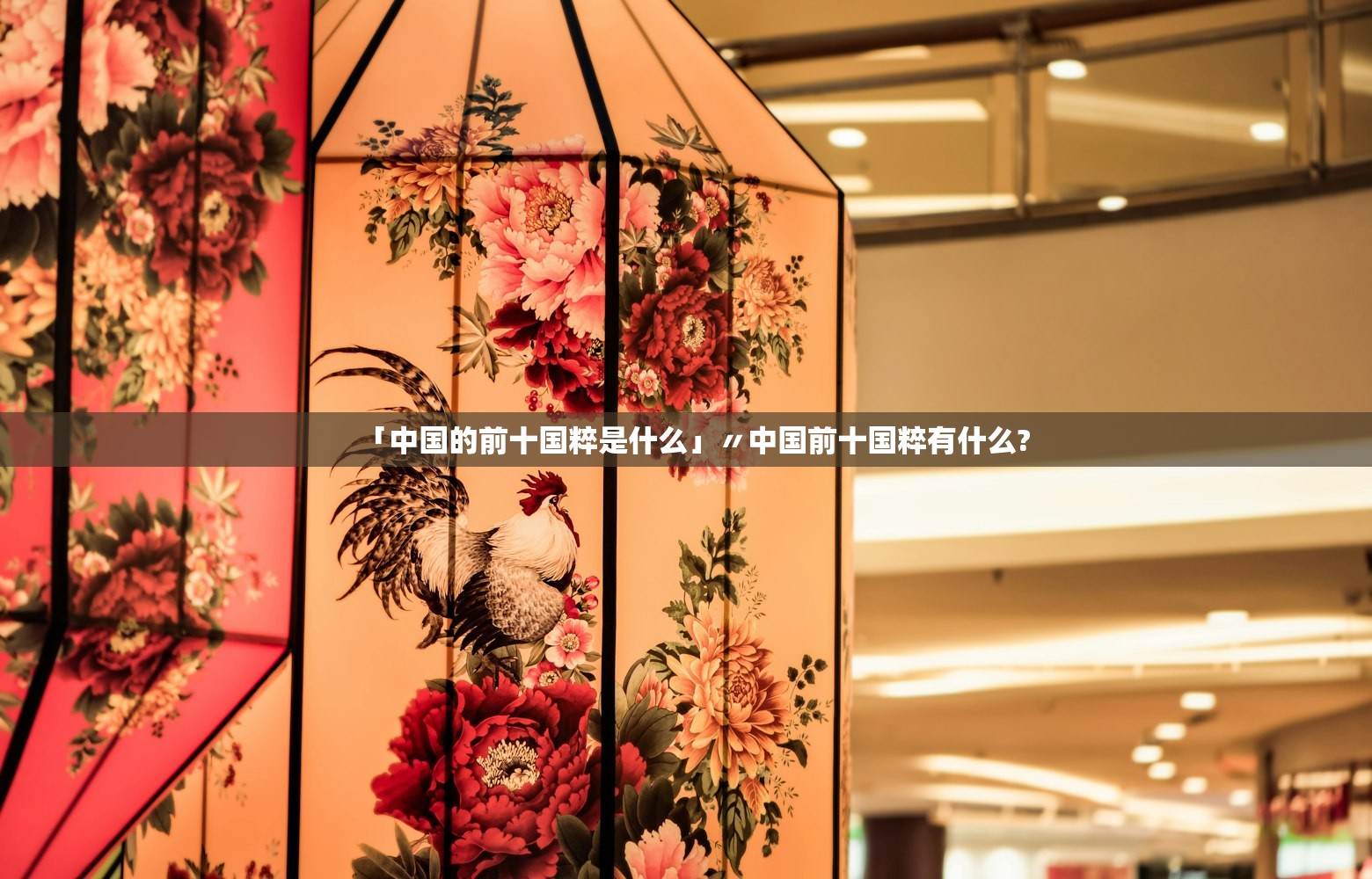 「中国的前十国粹是什么」〃中国前十国粹有什么?