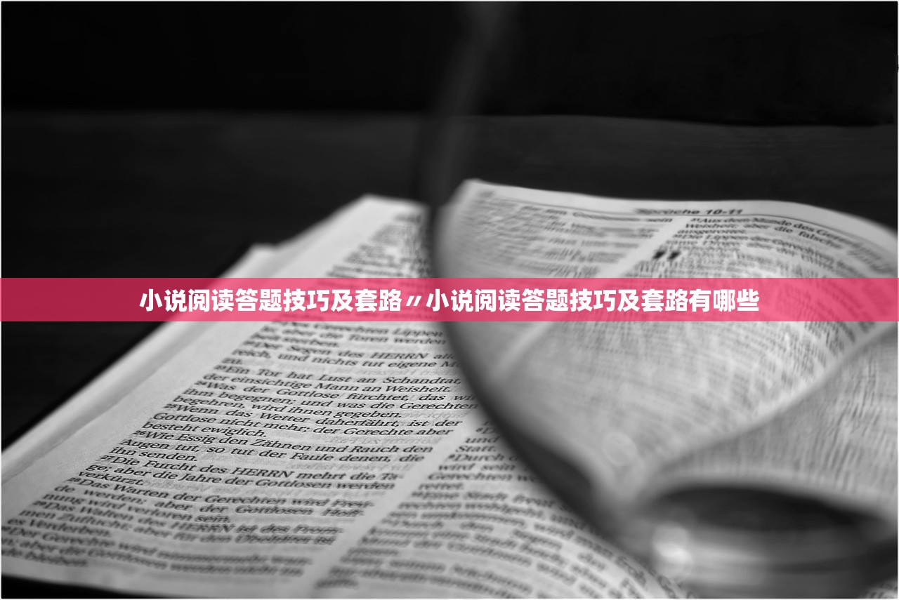小说阅读答题技巧及套路〃小说阅读答题技巧及套路有哪些