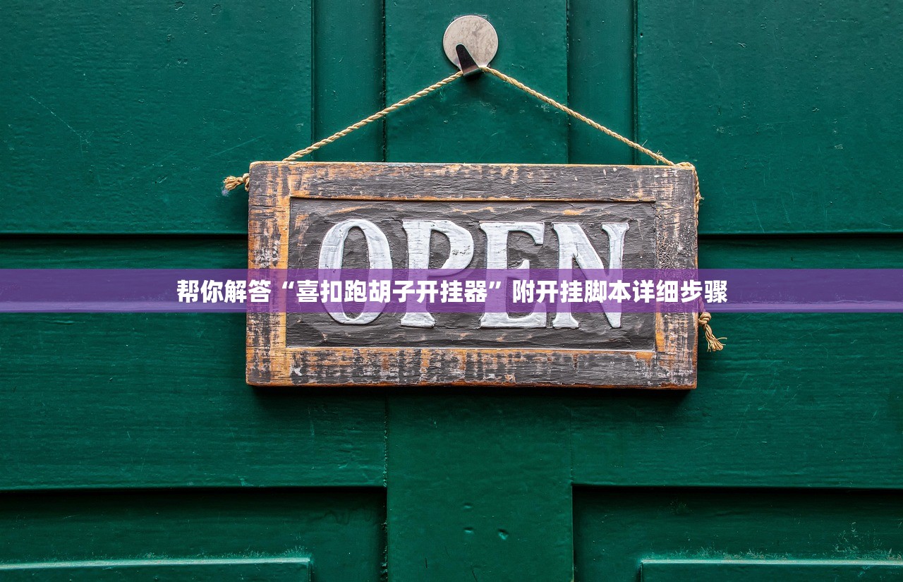 帮你解答“喜扣跑胡子开挂器”附开挂脚本详细步骤