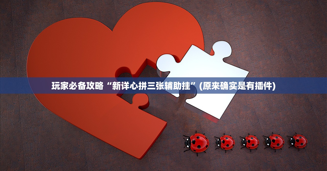 玩家必备攻略“新详心拼三张辅助挂”(原来确实是有插件)