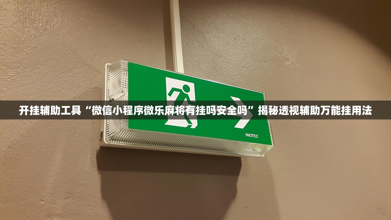 开挂辅助工具“微信小程序微乐麻将有挂吗安全吗”揭秘透视辅助万能挂用法