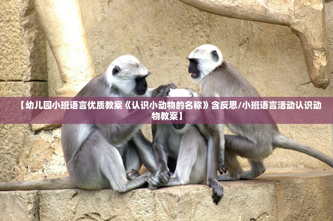 【幼儿园小班语言优质教案《认识小动物的名称》含反思/小班语言活动认识动物教案】