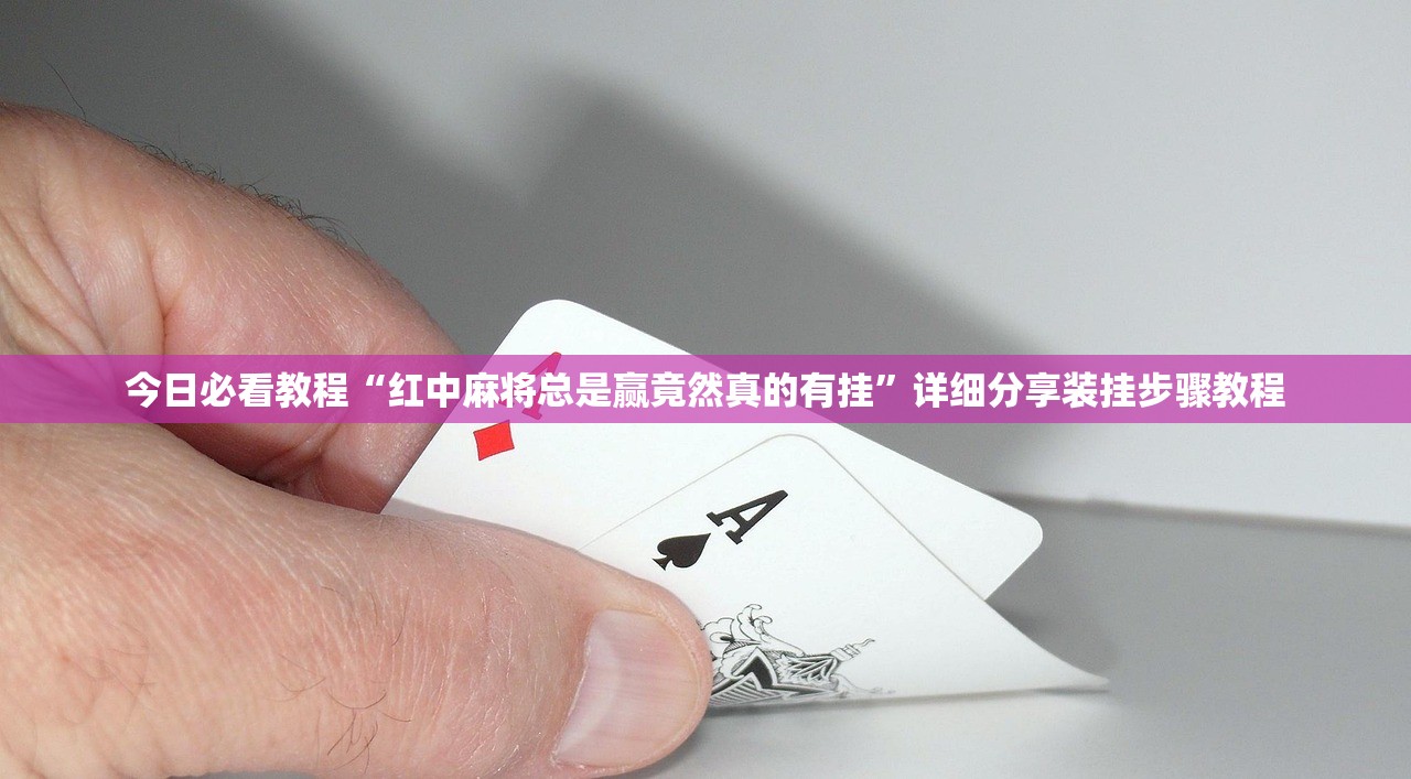 今日必看教程“红中麻将总是赢竟然真的有挂”详细分享装挂步骤教程