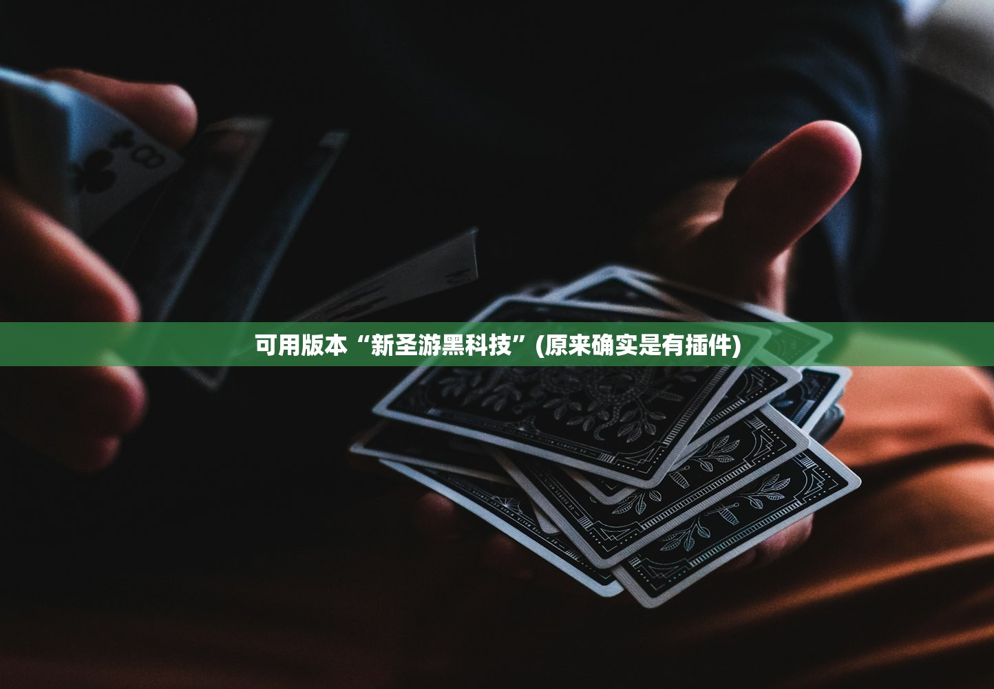 可用版本“新圣游黑科技	”(原来确实是有插件)