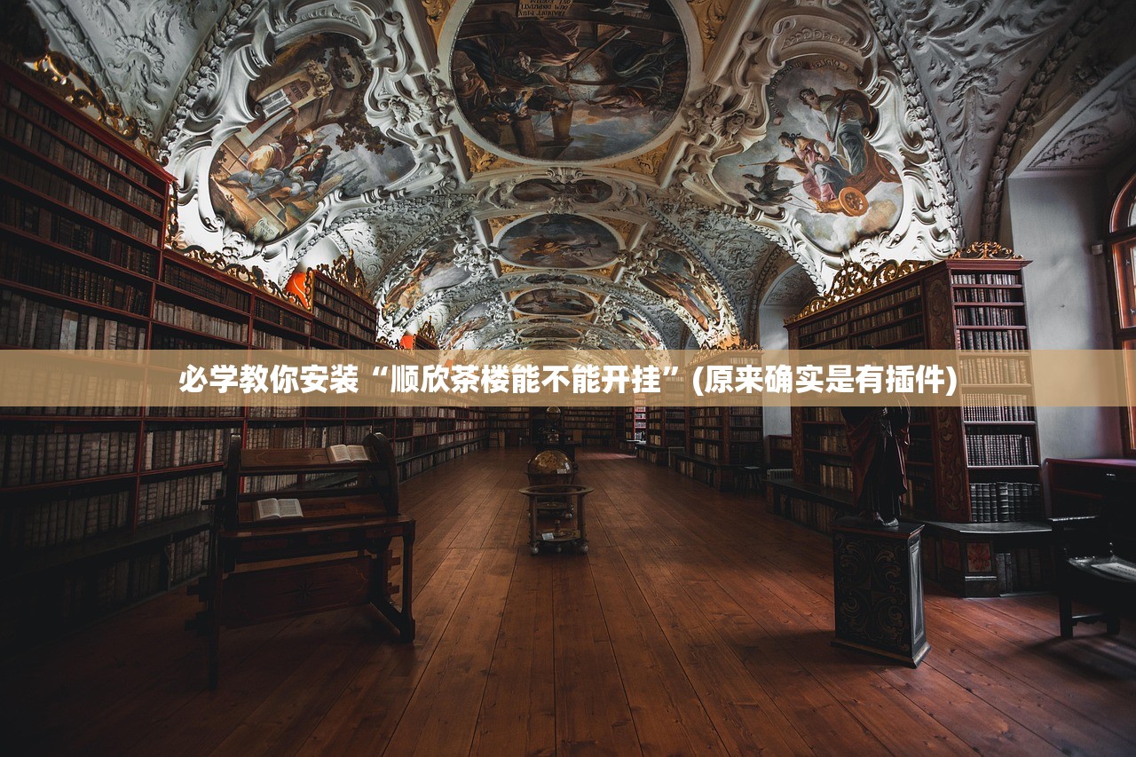 必学教你安装“顺欣茶楼能不能开挂”(原来确实是有插件)