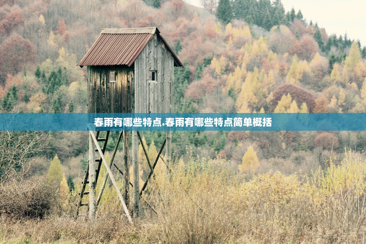 春雨有哪些特点.春雨有哪些特点简单概括