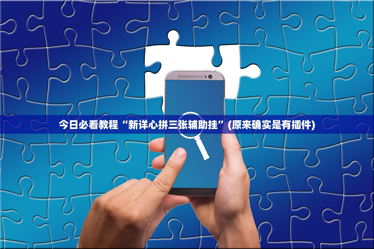 今日必看教程“新详心拼三张辅助挂”(原来确实是有插件)