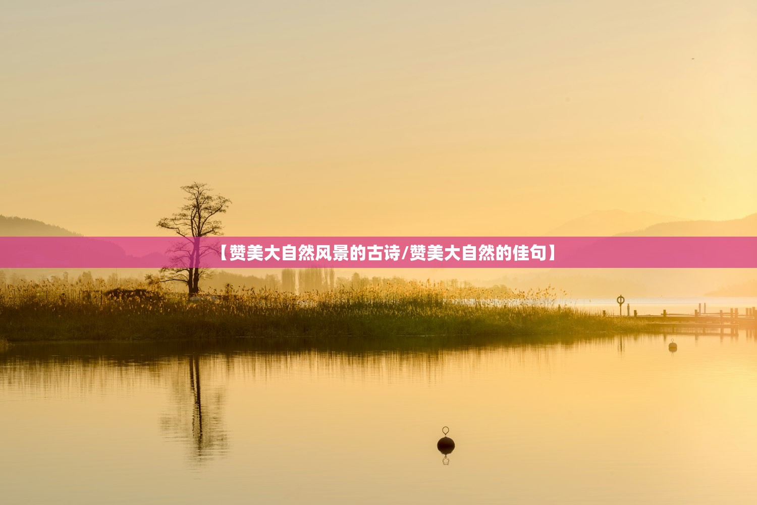 【赞美大自然风景的古诗/赞美大自然的佳句】