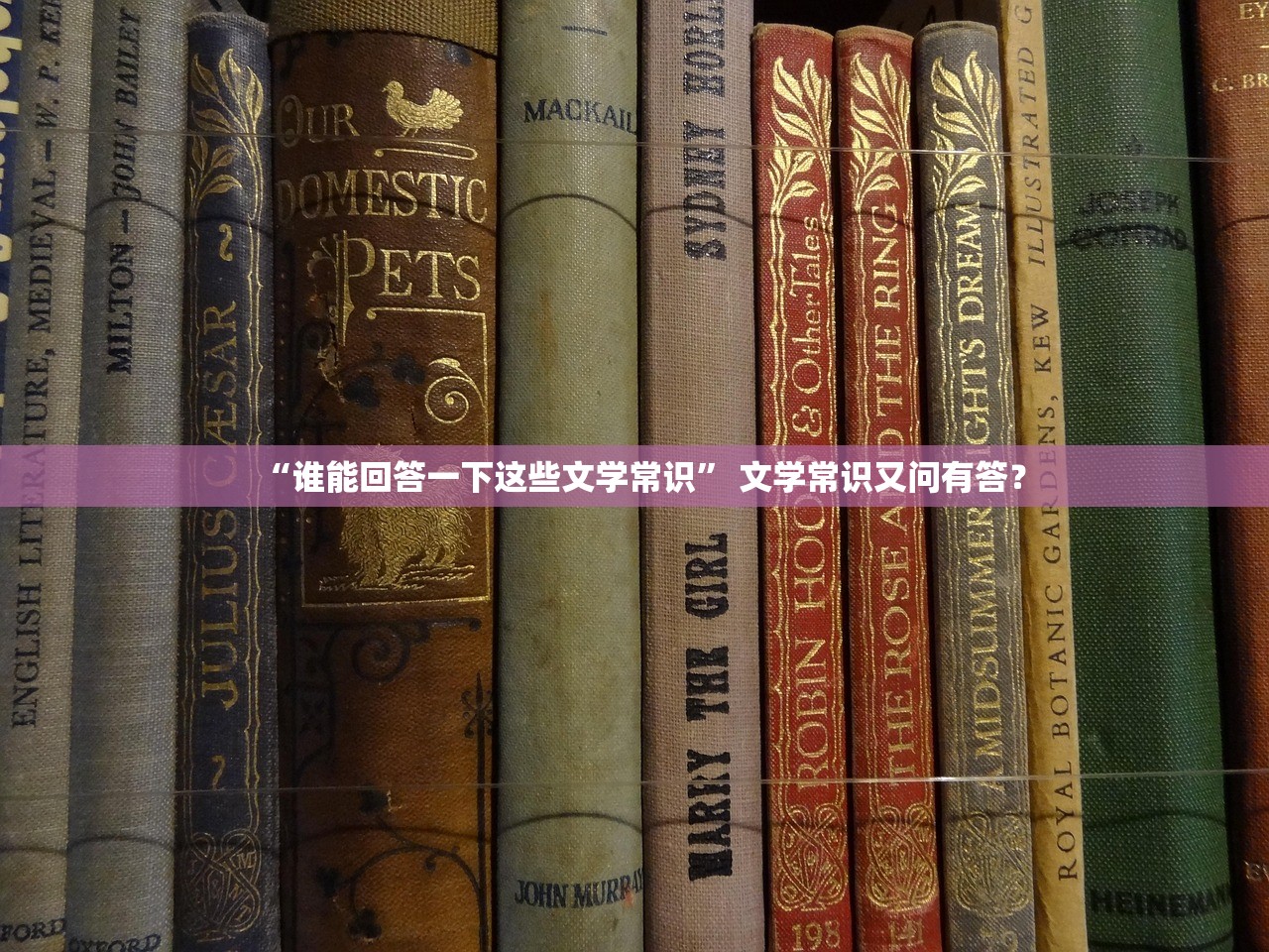 “谁能回答一下这些文学常识” 文学常识又问有答？
