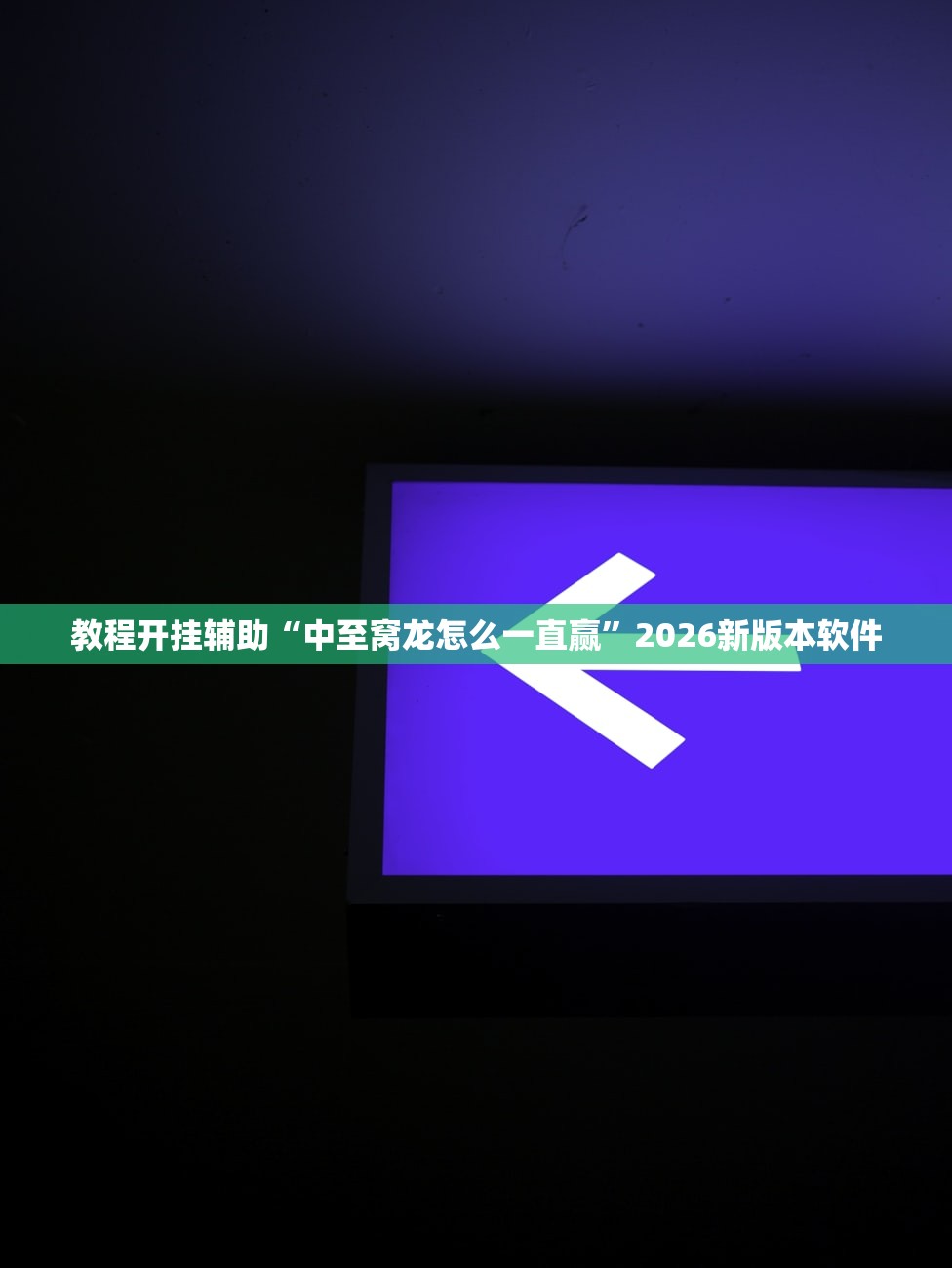 教程开挂辅助“中至窝龙怎么一直赢	”2026新版本软件