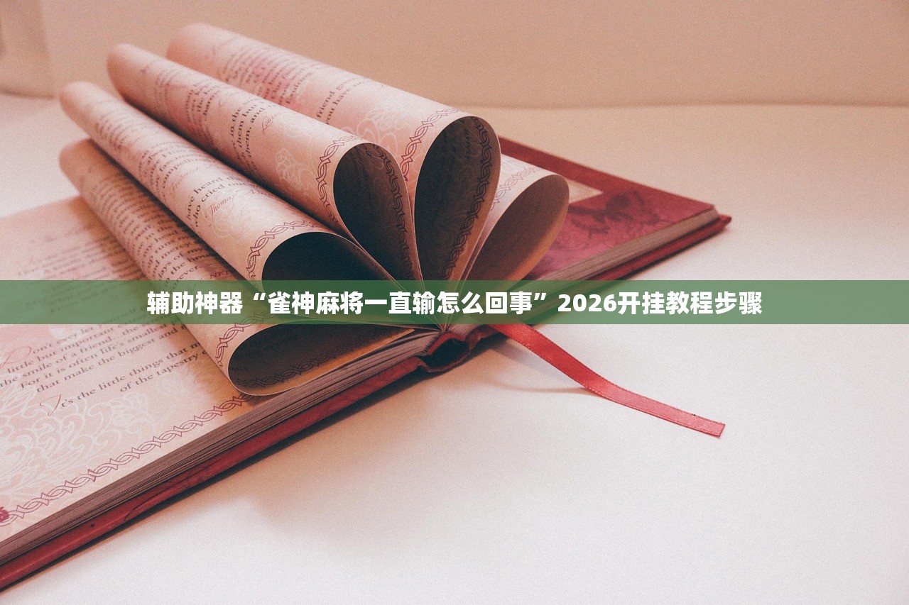 辅助神器“雀神麻将一直输怎么回事”2026开挂教程步骤