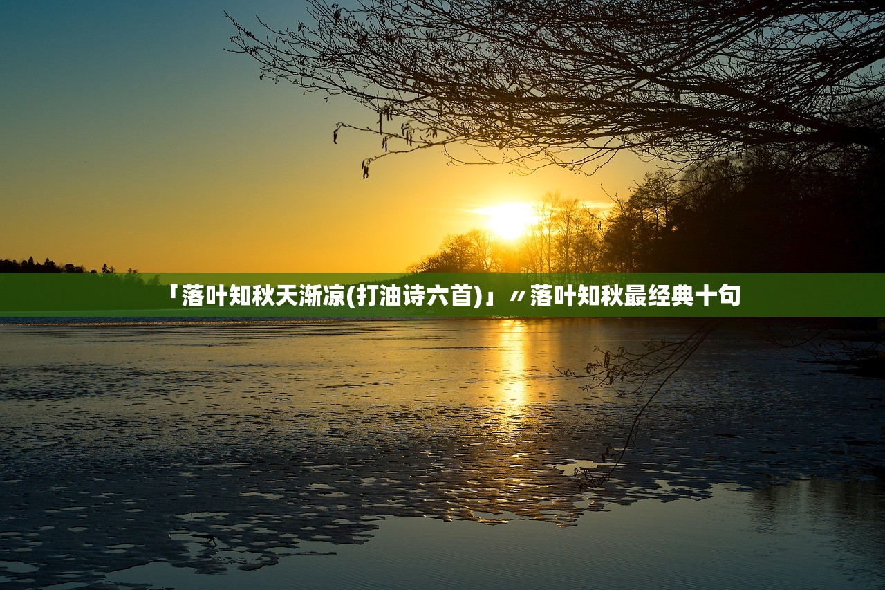 「落叶知秋天渐凉(打油诗六首)」〃落叶知秋最经典十句