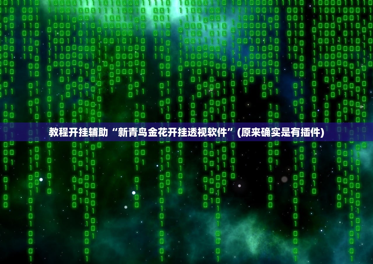 教程开挂辅助“新青鸟金花开挂透视软件”(原来确实是有插件)