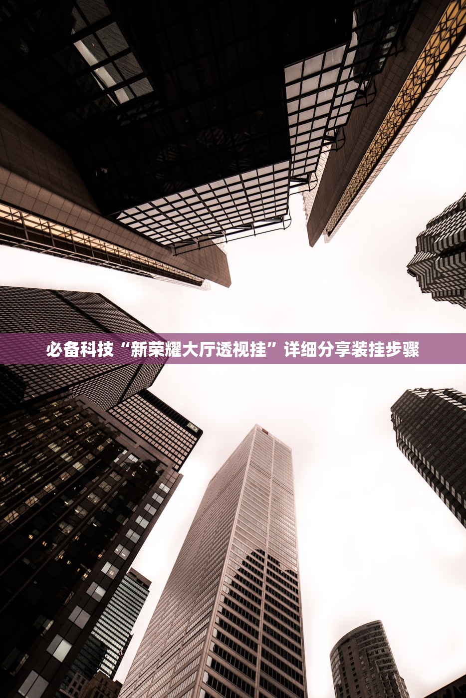 必备科技“新荣耀大厅透视挂	”详细分享装挂步骤