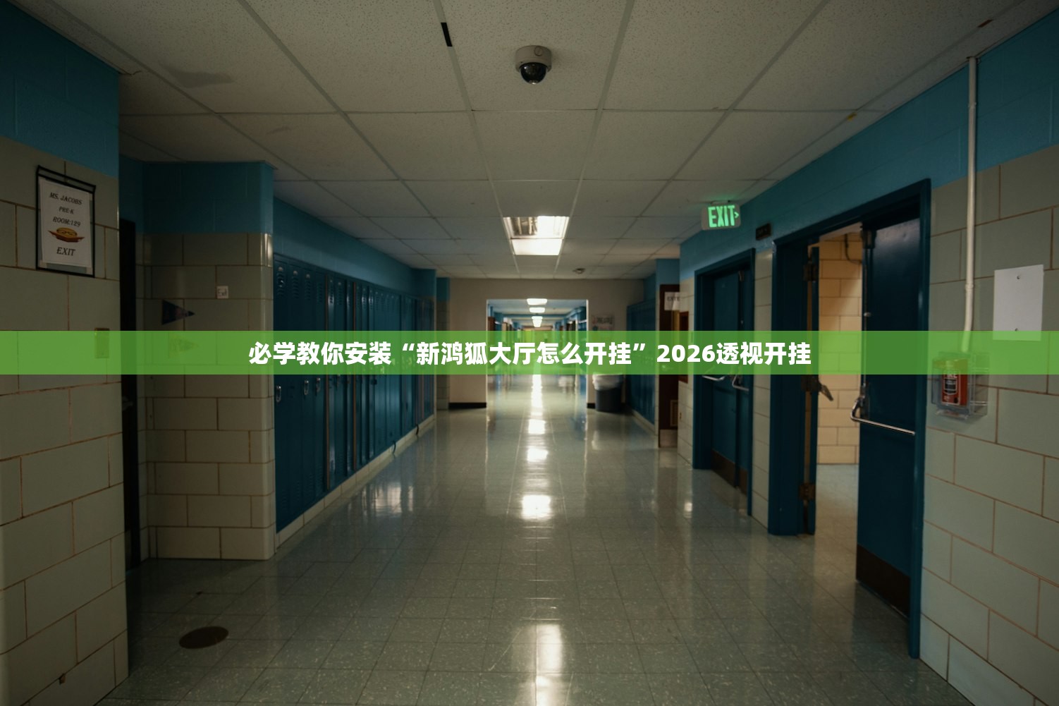 必学教你安装“新鸿狐大厅怎么开挂”2026透视开挂