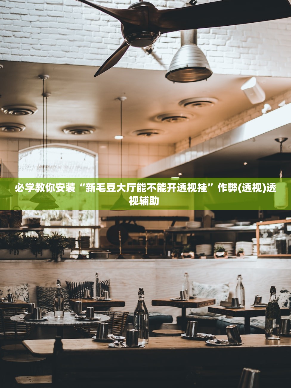 必学教你安装“新毛豆大厅能不能开透视挂	”作弊(透视)透视辅助 