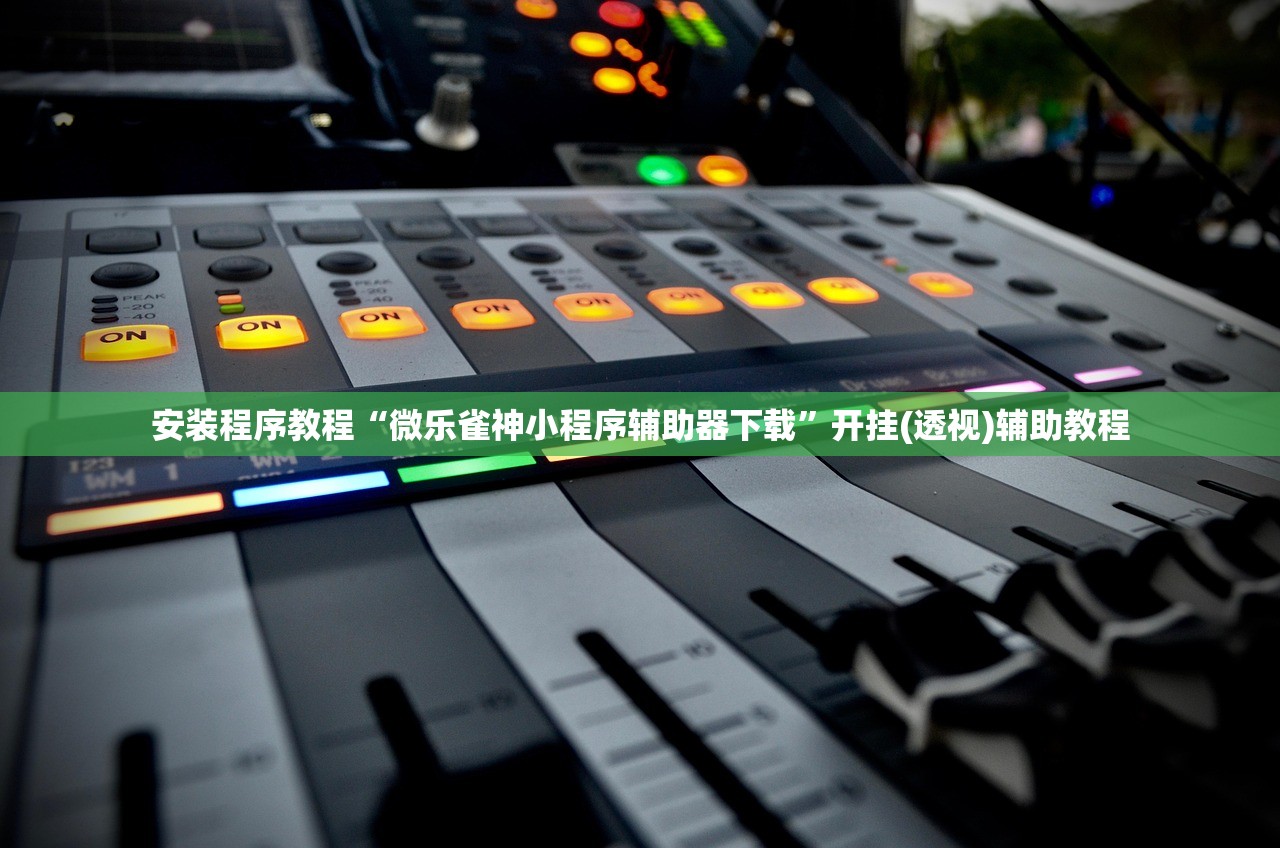 安装程序教程“微乐雀神小程序辅助器下载”开挂(透视)辅助教程