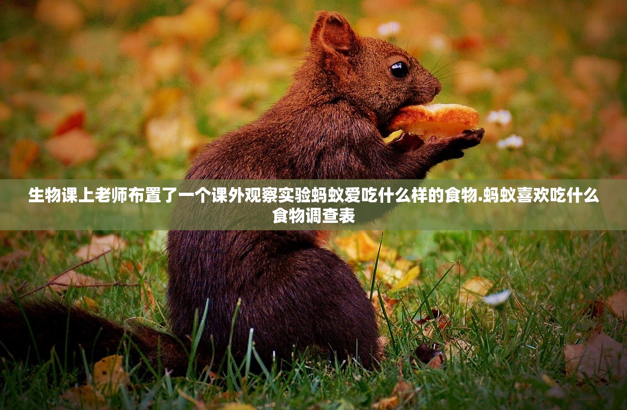 生物课上老师布置了一个课外观察实验蚂蚁爱吃什么样的食物.蚂蚁喜欢吃什么食物调查表 生物课上老师布置了一个课外观察实验蚂蚁爱吃什么样的食物.蚂蚁喜欢吃什么食物调查表