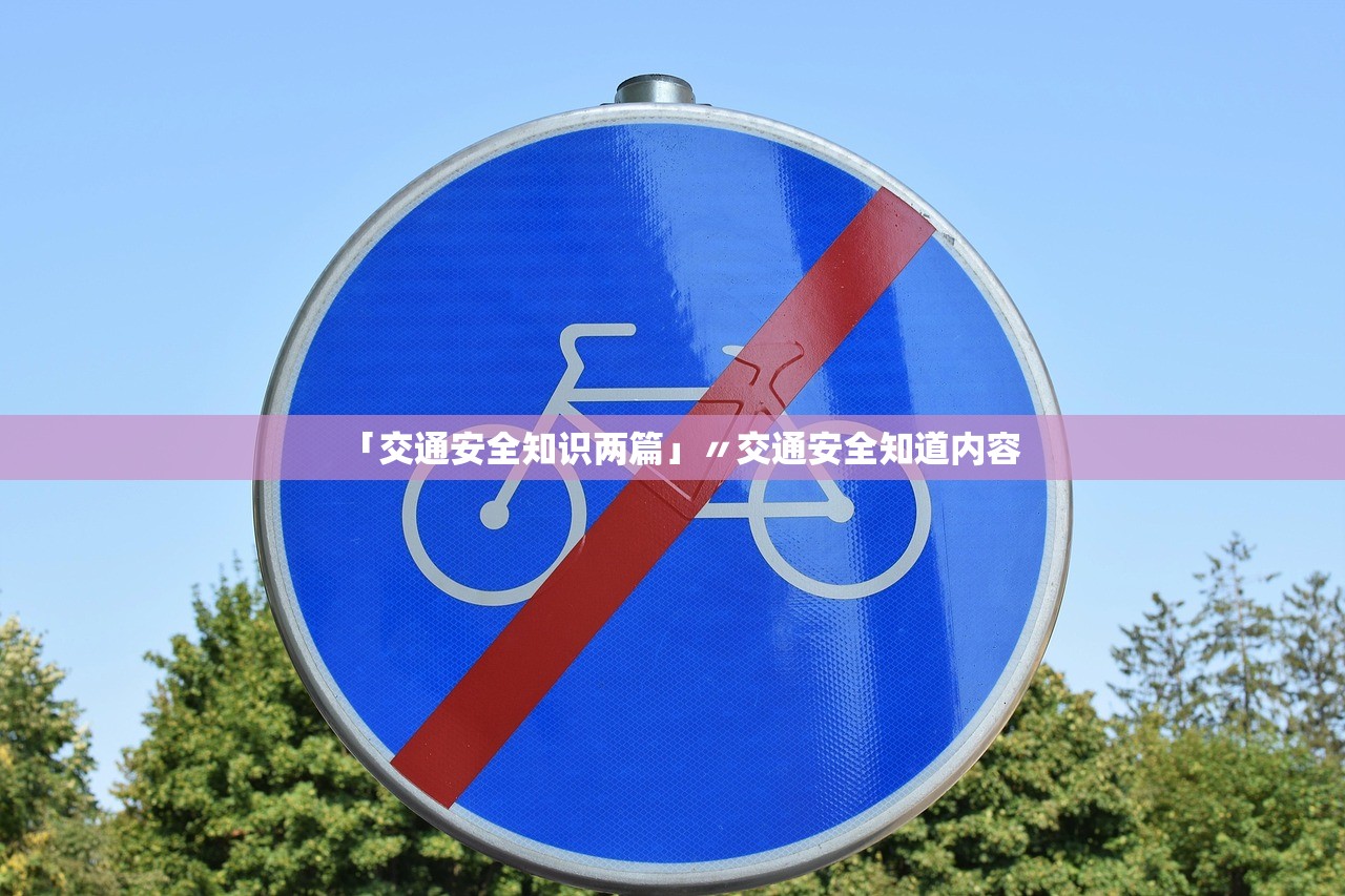「交通安全知识两篇」〃交通安全知道内容