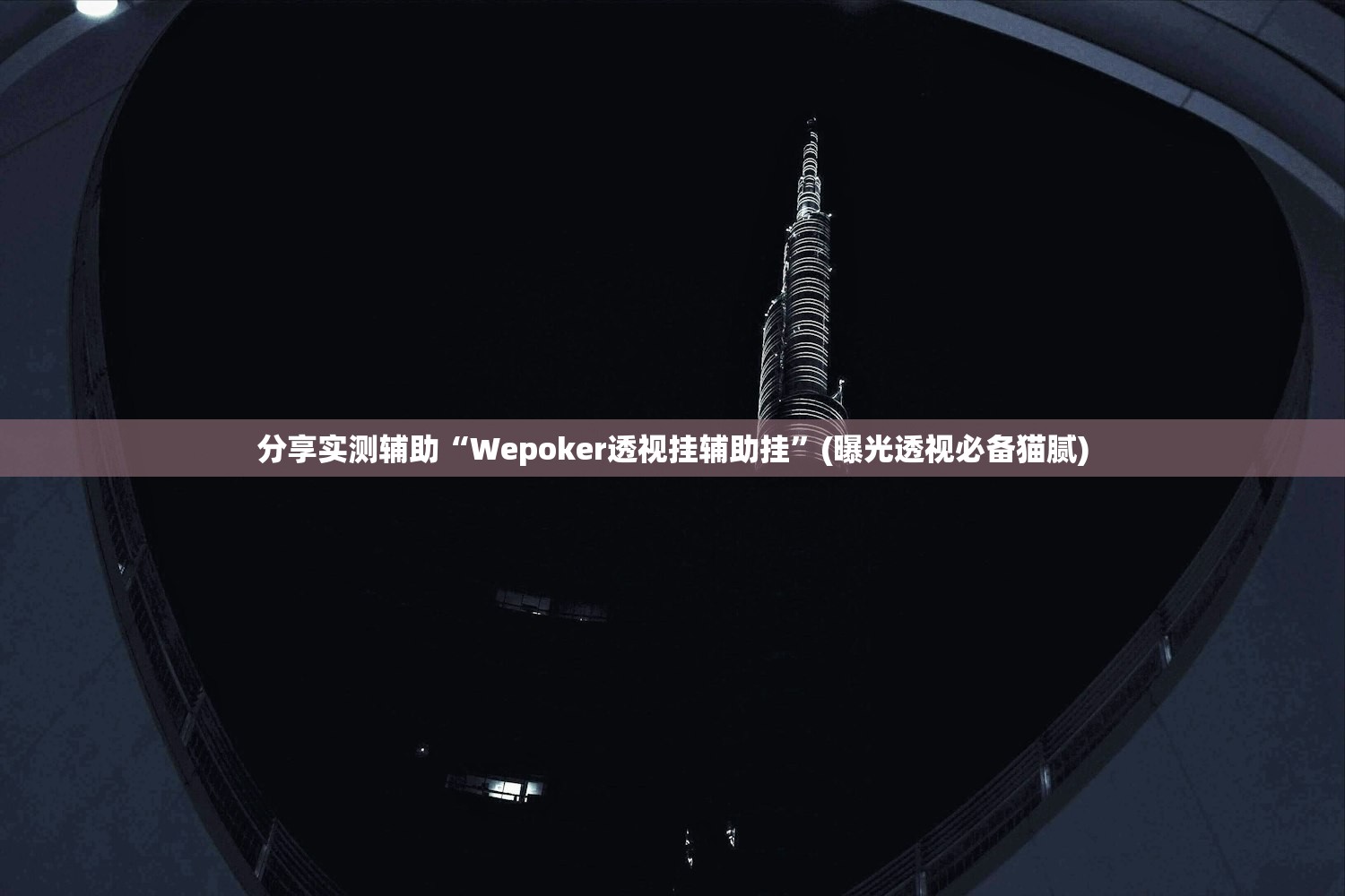 分享实测辅助“Wepoker透视挂辅助挂”(曝光透视必备猫腻)