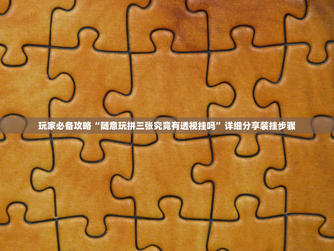 玩家必备攻略“随意玩拼三张究竟有透视挂吗”详细分享装挂步骤