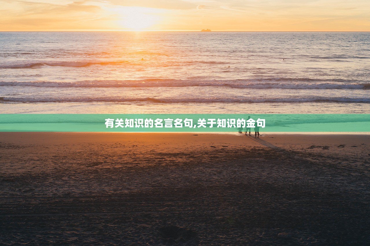 有关知识的名言名句,关于知识的金句 有关知识的名言名句,关于知识的金句