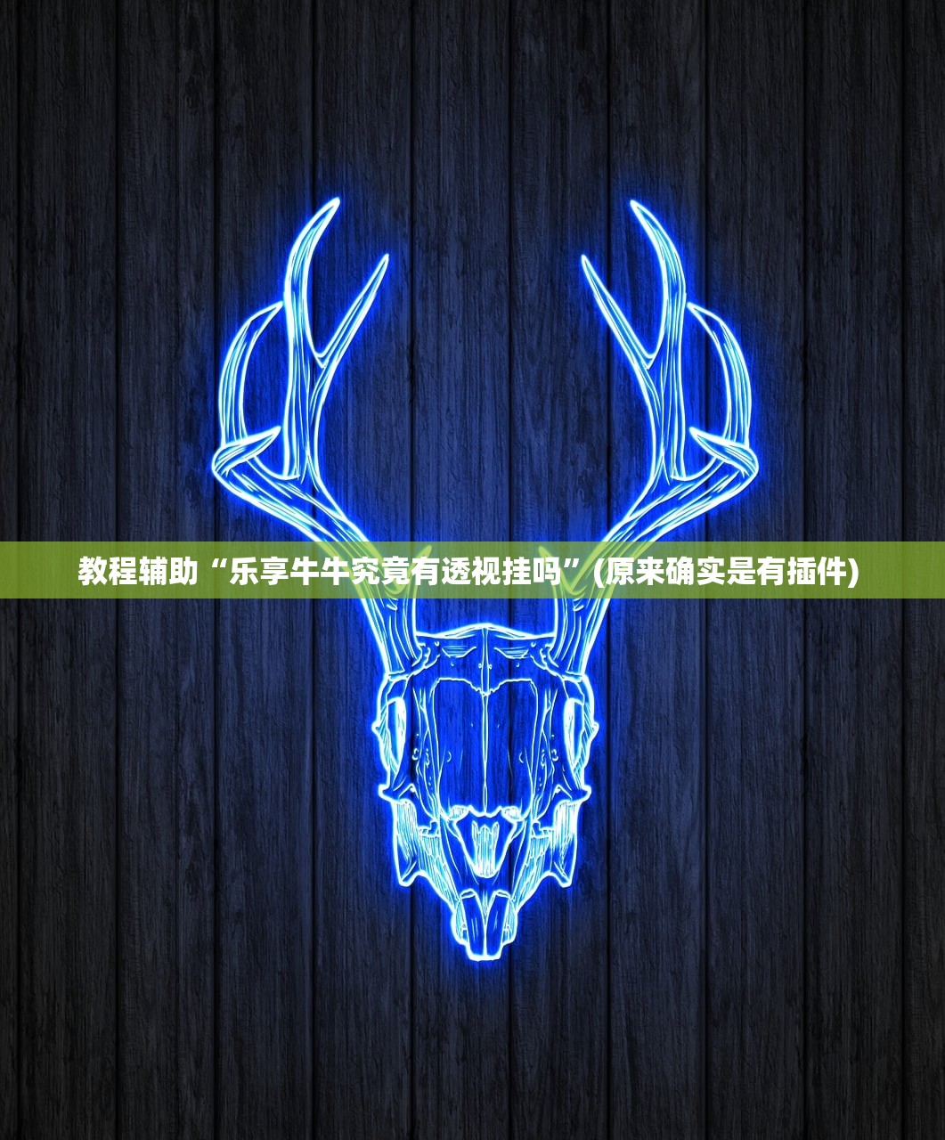 教程辅助“乐享牛牛究竟有透视挂吗”(原来确实是有插件) 