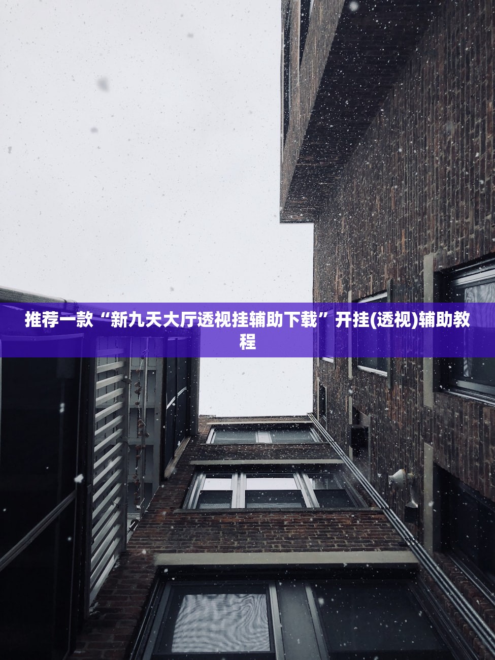 推荐一款“新九天大厅透视挂辅助下载”开挂(透视)辅助教程
